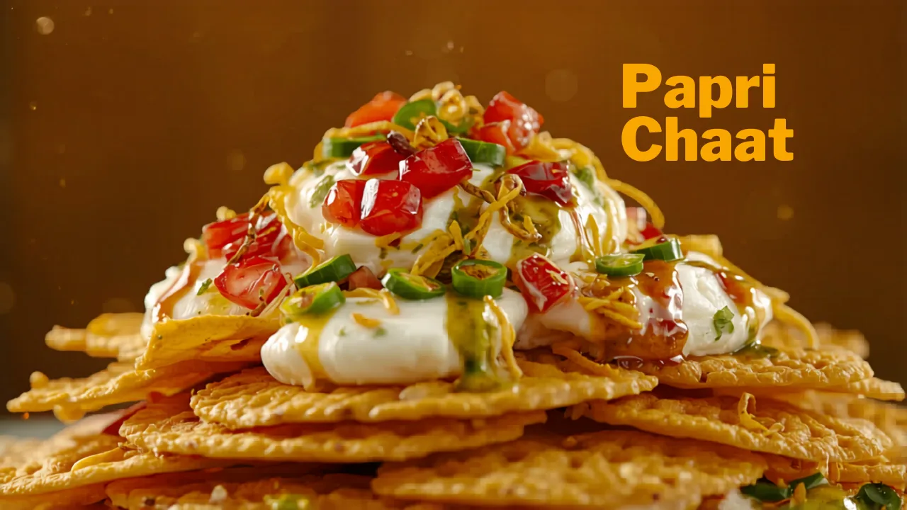 Papri Chaat – A Crunchy Delight from a Best Vegetarian Indian Restaurant
