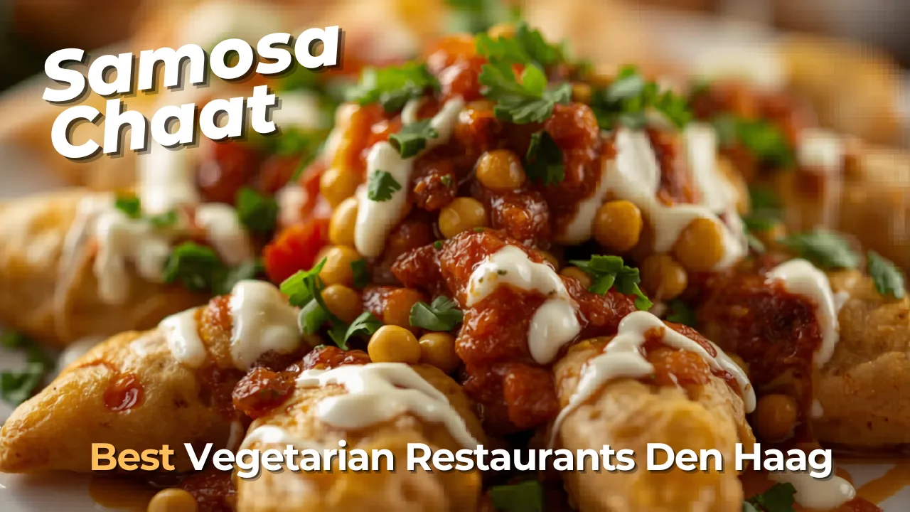 Samosa Chaat – A Street Food Favorite from the Best Vegetarian Restaurants Den Haag